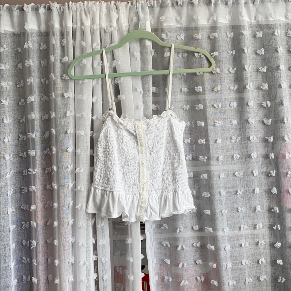 Peplum tank top